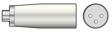 QTX RCA Female to XLR Male Adaptor 764.343UK