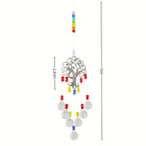 Tree of Life Suncatcher Crystal Pendant for Home Decor