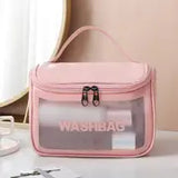 Translucent Portable Waterproof Toiletry Organizer Bag