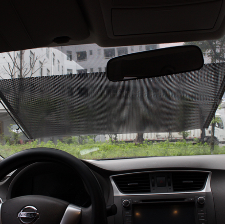 Retractable Sunshade Car Window Shade and Heat Curtain
