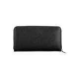 Calvin Klein Black Polyurethane Women Wallet