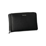 Calvin Klein Black Polyurethane Women Wallet