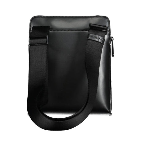 Calvin Klein Black Polyurethane Men's Shoulder Bag