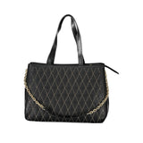 Mario Valentino Black Polyurethane Women Handbag
