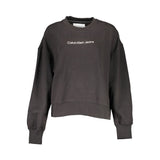 Calvin Klein Black Cotton Women Sweatshirt