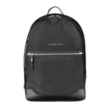 Tommy Hilfiger Black Polyester Men Backpack