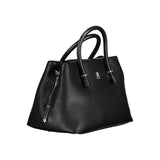 Tommy Hilfiger Black Polyurethane Women Handbag