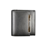 Calvin Klein Black Polyurethane Women Wallet