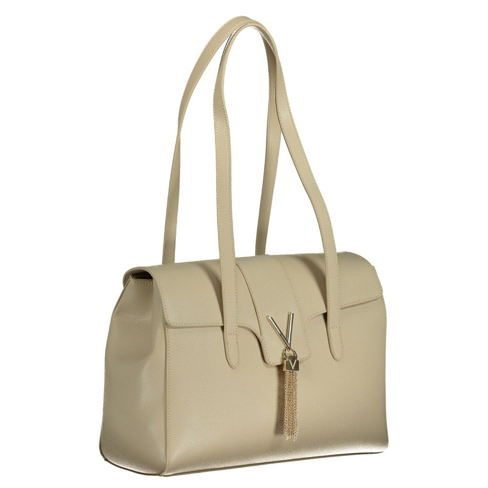 Mario Valentino Beige Polyurethane Women Handbag