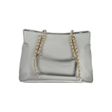 Mario Valentino Grigio Polyurethane Women Shoulder Bag