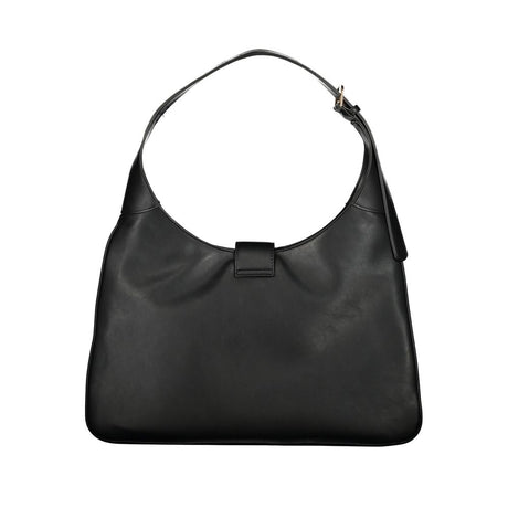 Mario Valentino Black Polyurethane Women Handbag