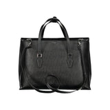 Mario Valentino Black Polyurethane Women Handbag