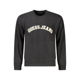 Guess Jeans Black Cotton Men Sweatshirt