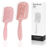 Detangler Brush Dry and Wet Hair Brush Detangler for All Hair Types Great for Women Boys and Girls Pink.2 Set