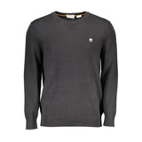 Timberland Black Organic Cotton Men Sweater