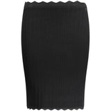 Guess Jeans Nero Viscosa Womens Skirt