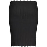 Guess Jeans Nero Viscosa Womens Skirt