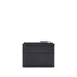 Valentino Garavani Black Calf Leather Bos Taurus Wallet