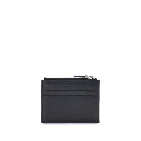 Valentino Garavani Black Calf Leather Bos Taurus Wallet