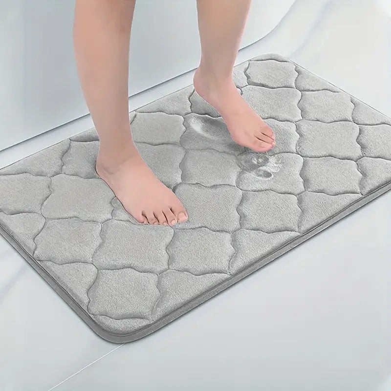 Absorbent Non-Slip Floor Mat for Home and Bathroom