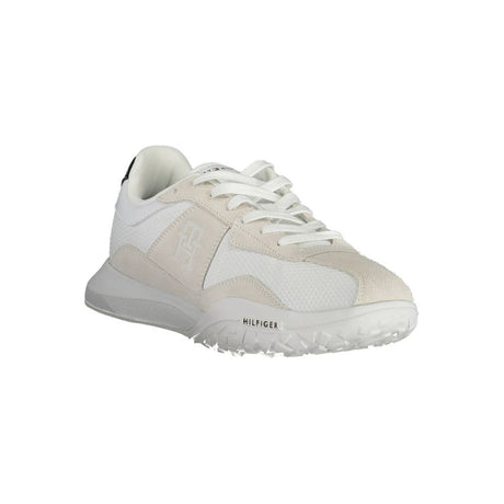 Tommy Hilfiger White Polyester Men Sneaker