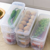 3-Tier Plastic Food Storage Box with Lid for Kitchen