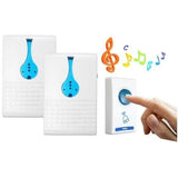 Dual Wireless Doorbell with Music for Home Use