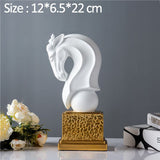 Creative Horse Head Home Decor for Living Room Display