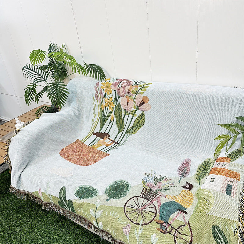 Bohemian Outdoor Camping Blanket and Picnic Mat