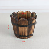 Carbonized Wood Planter for Garden and Succulents