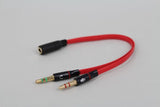 Dual-Port Headphone and Computer Cable