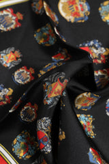 Dolce & Gabbana Multicolor Silk Square Men Foulard Scarf