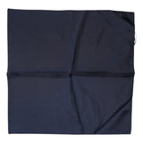 Dolce & Gabbana Dark Blue Silk Square Men Foulard Scarf