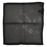 Dolce & Gabbana Black Patterned Cotton Square Foulard Scarf