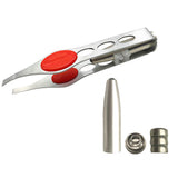 LED Eyebrow Tweezers with Stainless Steel Beauty Tool