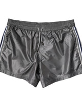 Dolce & Gabbana Gray Polyester Mid Waist Casual Bermuda Shorts