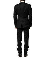 Dolce & Gabbana Blue MARTINI Wool Formal 2 Piece Suit