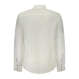 North Sails Bianco Linen Men Shirt