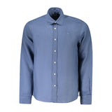 North Sails Blu Lino Men Shirt