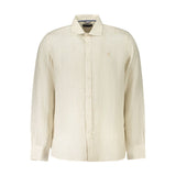 North Sails Beige Linen Men Shirt