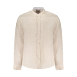 North Sails Beige Linen Men Shirt