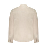 North Sails Beige Linen Men Shirt