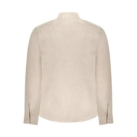 North Sails Beige Linen Men Shirt