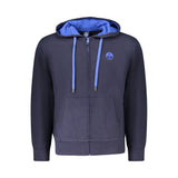 North Sails Blue Cotton Men Sweatshirt