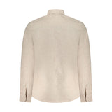 North Sails Beige Linen Men Shirt