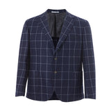 Malo Blue Wool Blazer