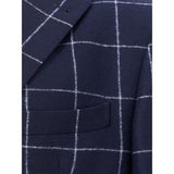 Malo Blue Wool Blazer