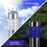 6 Pack Outdoor Solar Light IP44 Waterproof RGB Garden Lamp Landscape Lawn DEcor Light By  Kacuyelin Boutique Store