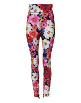 Dolce & Gabbana Multicolor Floral High Waist Leggings Pants