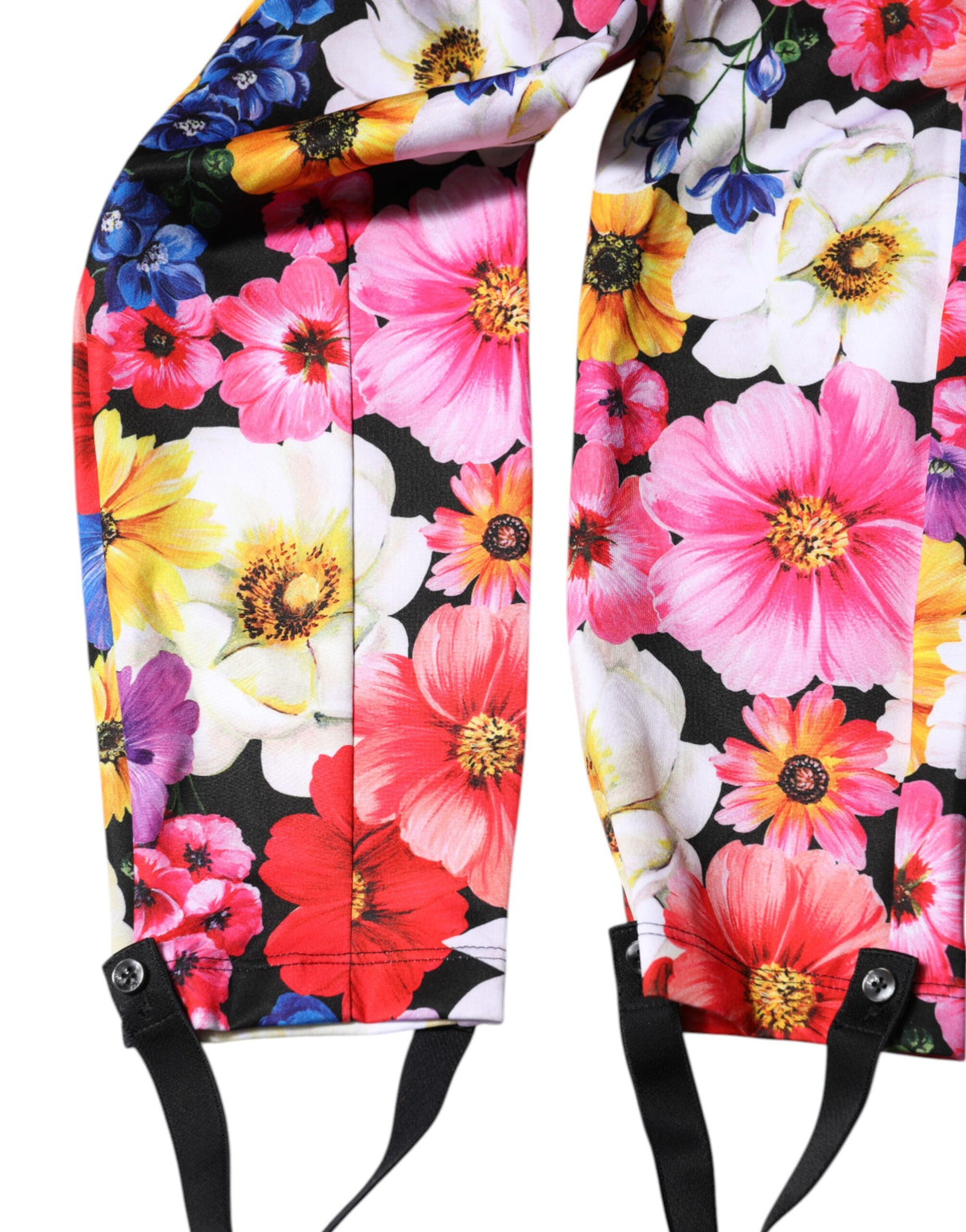 Dolce & Gabbana Multicolor Floral High Waist Leggings Pants